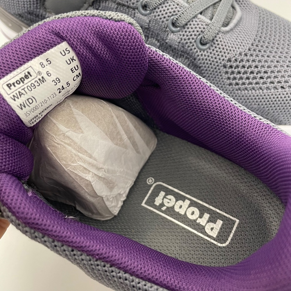 PROPET Axial mesh orthotic lightweight comfy gray sneakers women’s Size 8 1/2 - Picture 13 of 15